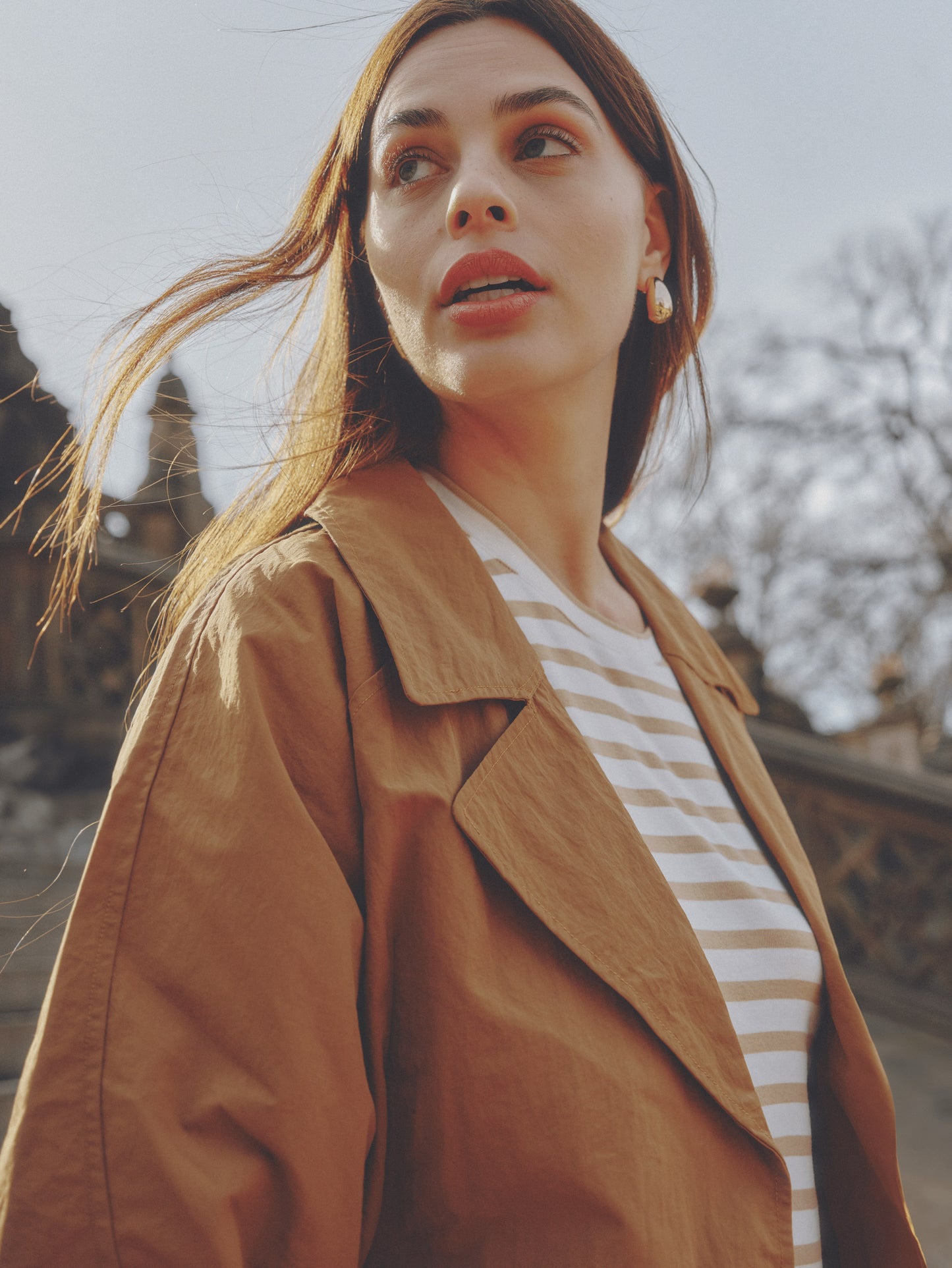 Nylon Collar Jacket