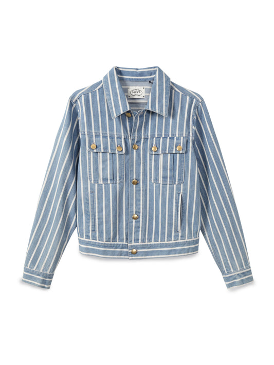 Denim Striped Jacket