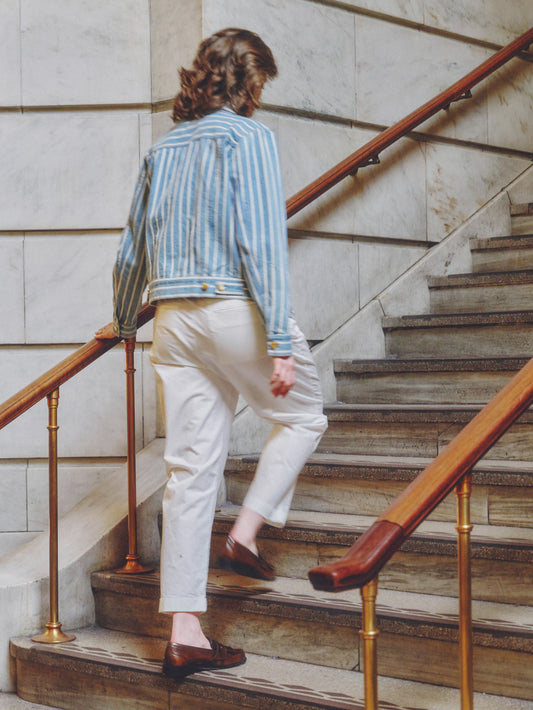 Denim Striped Jacket