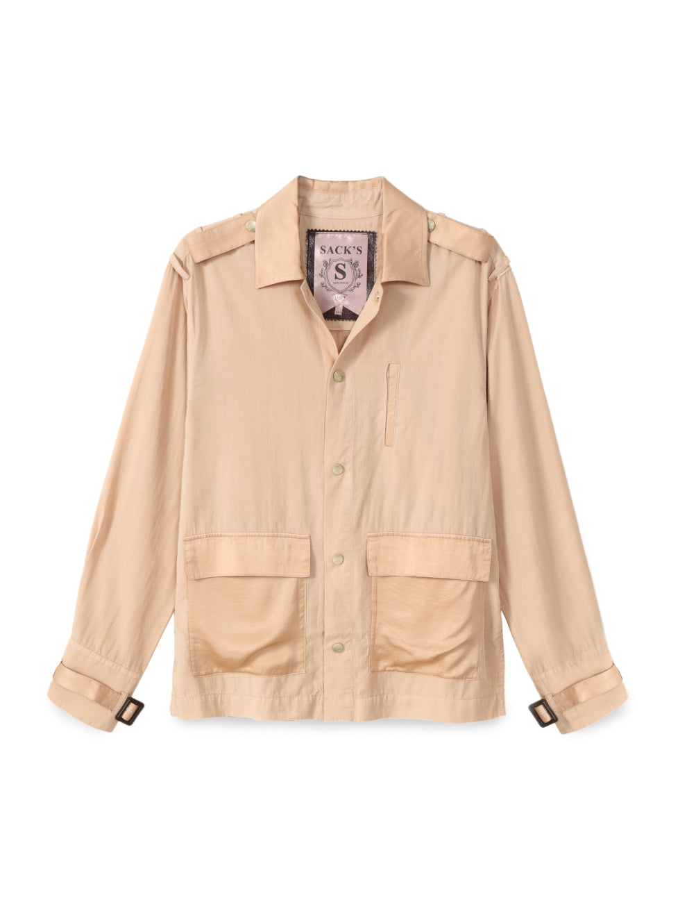 Mixed Satin Jacket