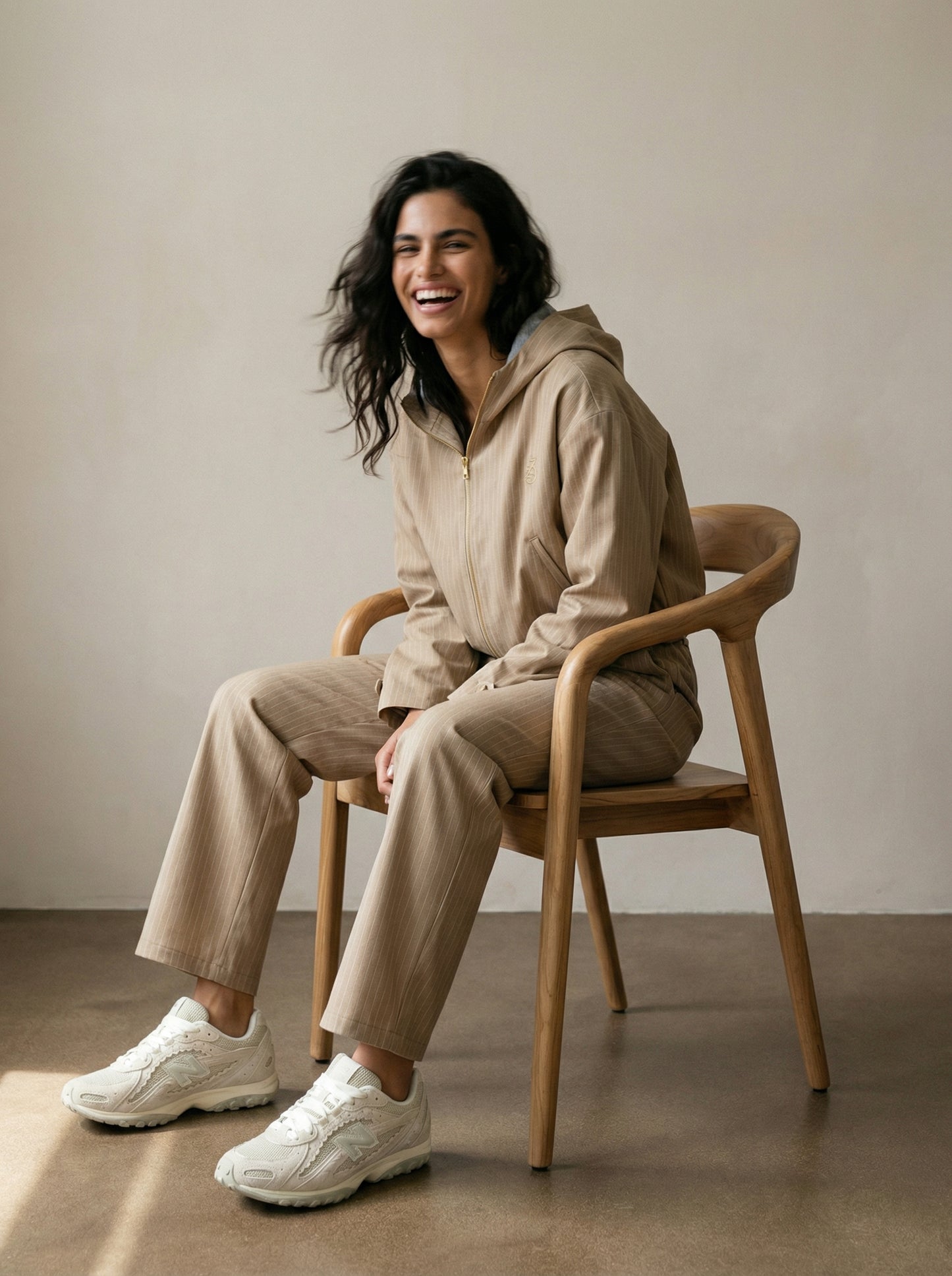 ז'קט קפוצון פסי סיכה