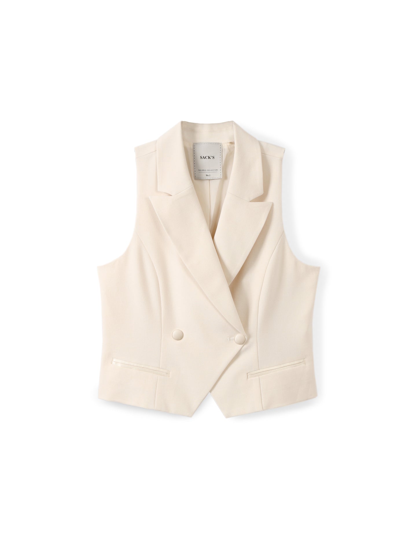Tailored Vest With Satin Details