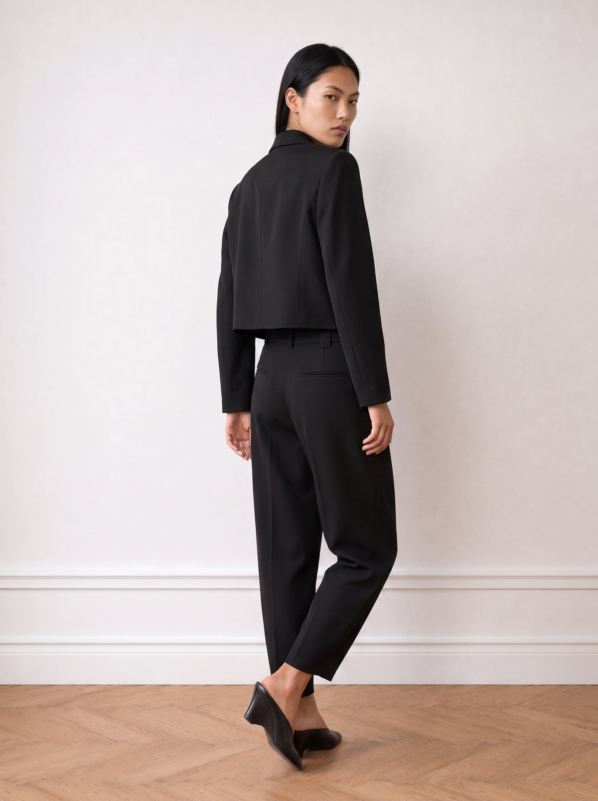 Double-breasted Cropped Jacket