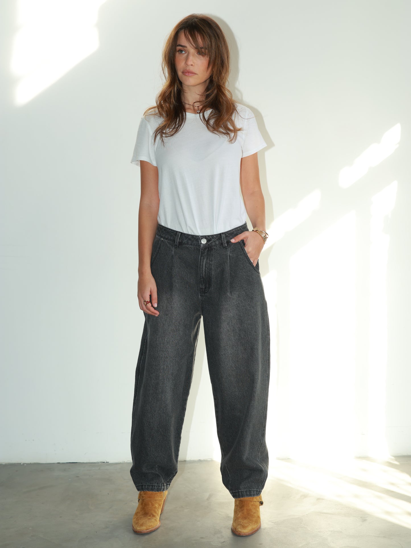 Nava Baggy Tapered Pants
