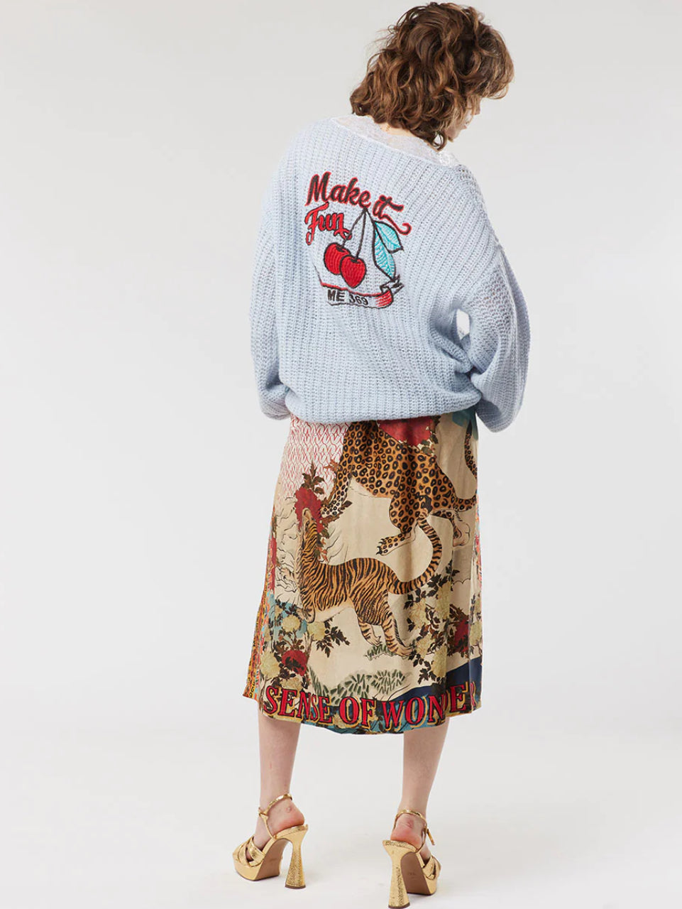 Vanessa Printed Midi Skirt