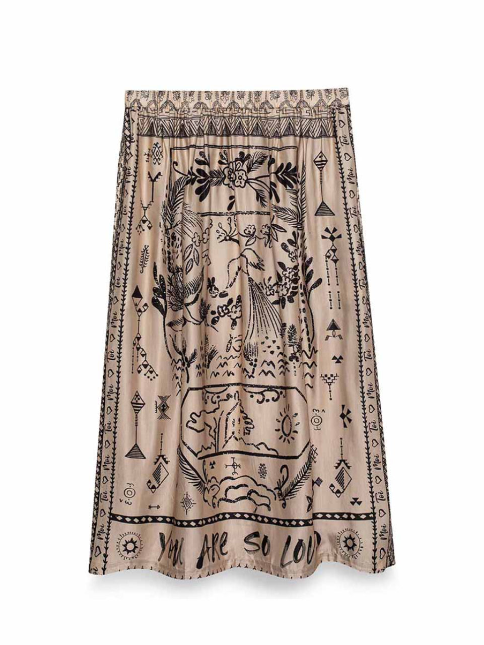 Vanessa Printed Midi Skirt