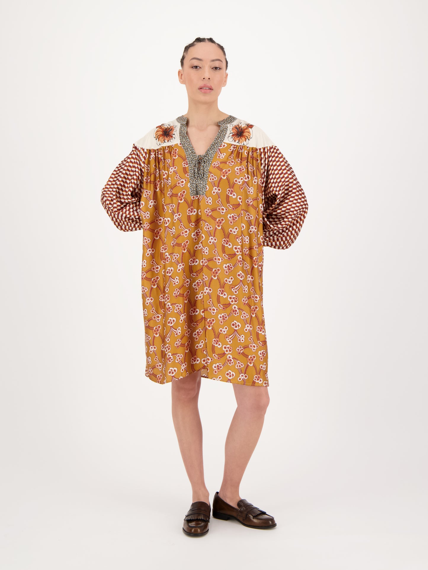 Bonnie Tie Placket Dress