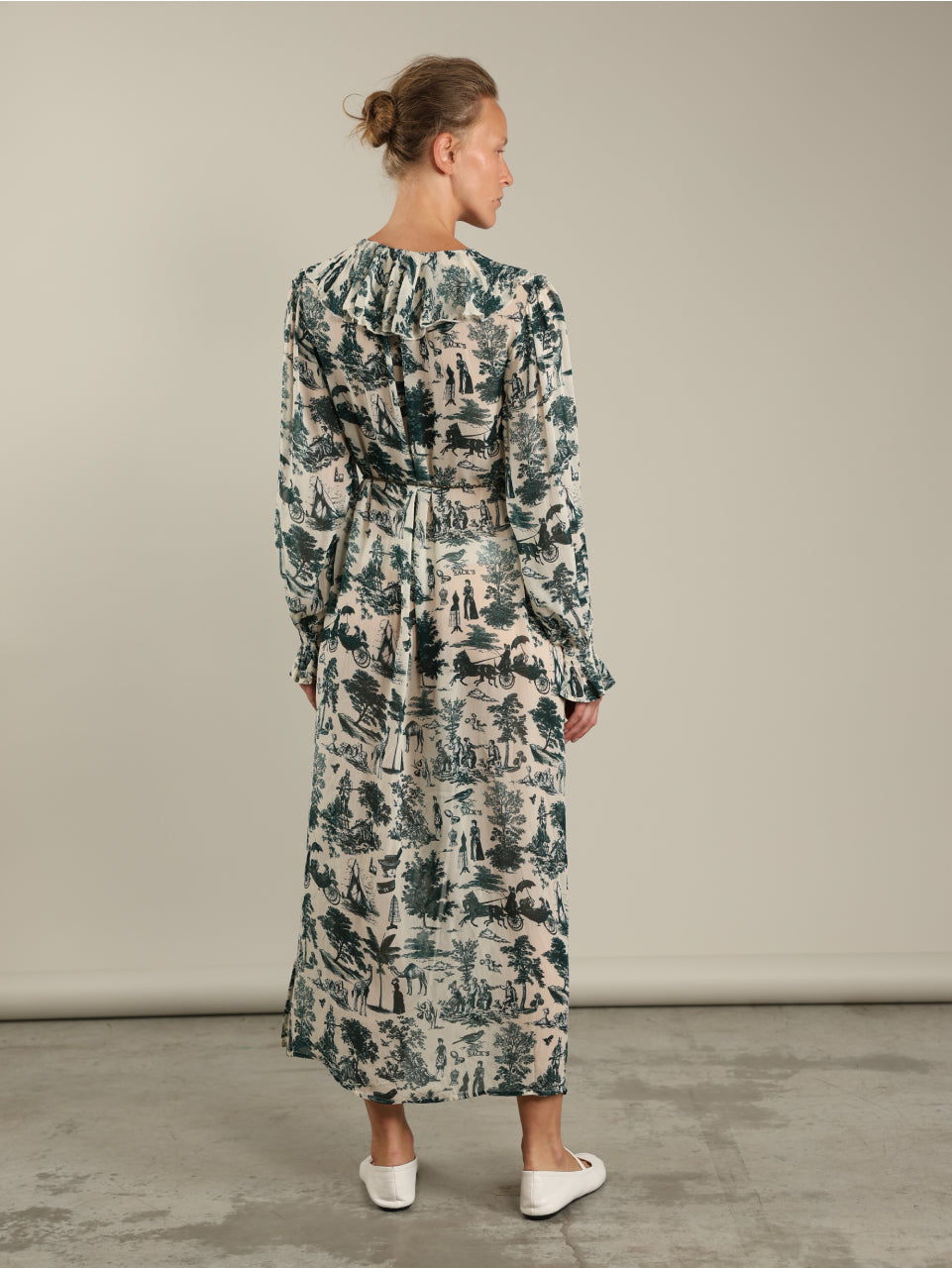 Leaf Print Dress