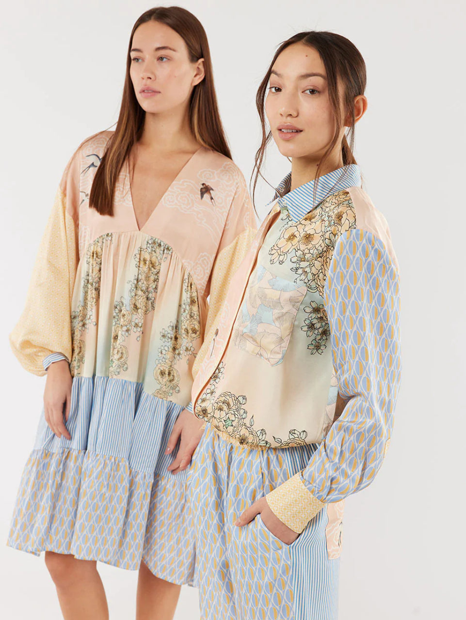 Eden Layered Printed Dress
