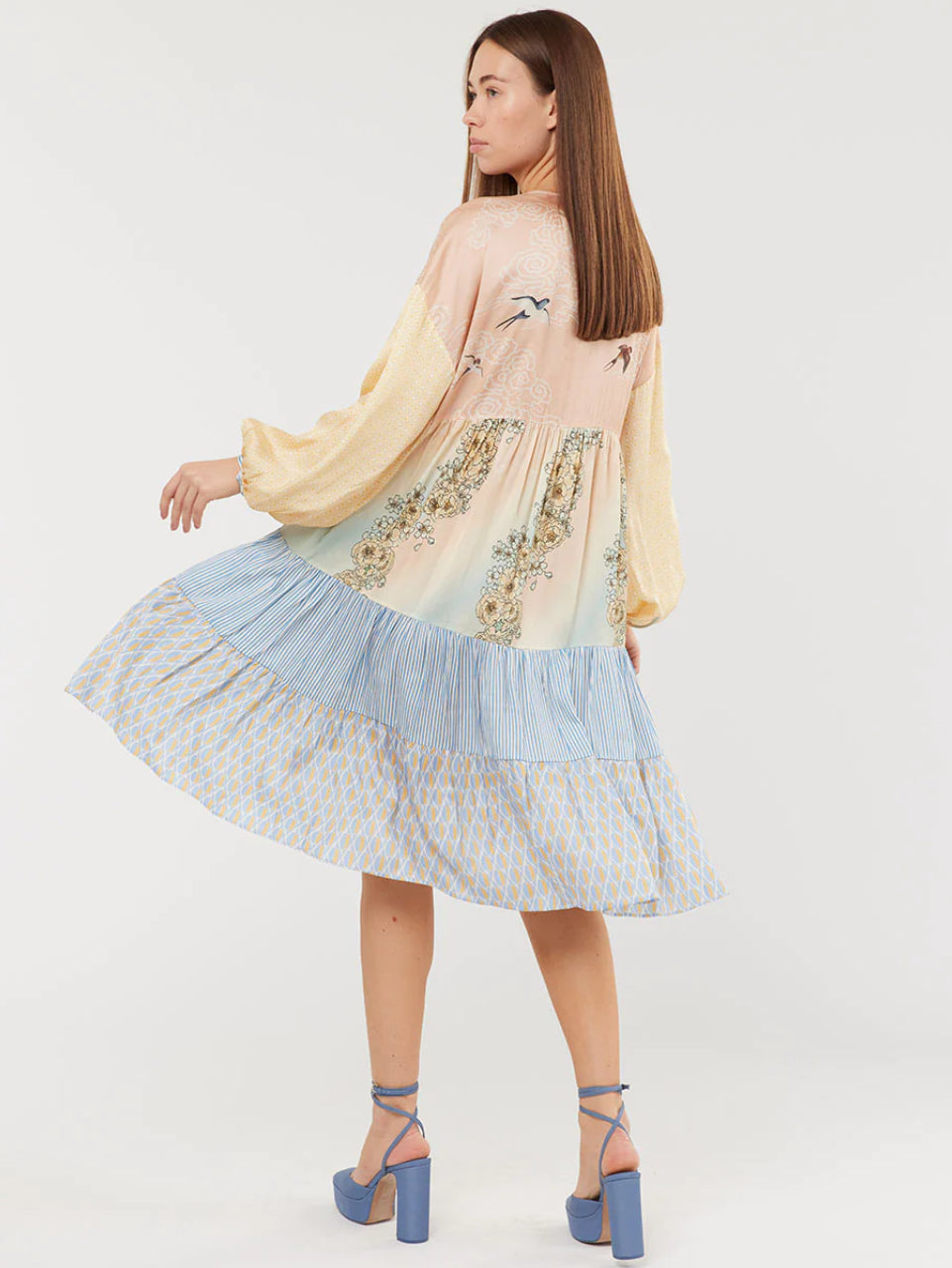 Eden Layered Printed Dress