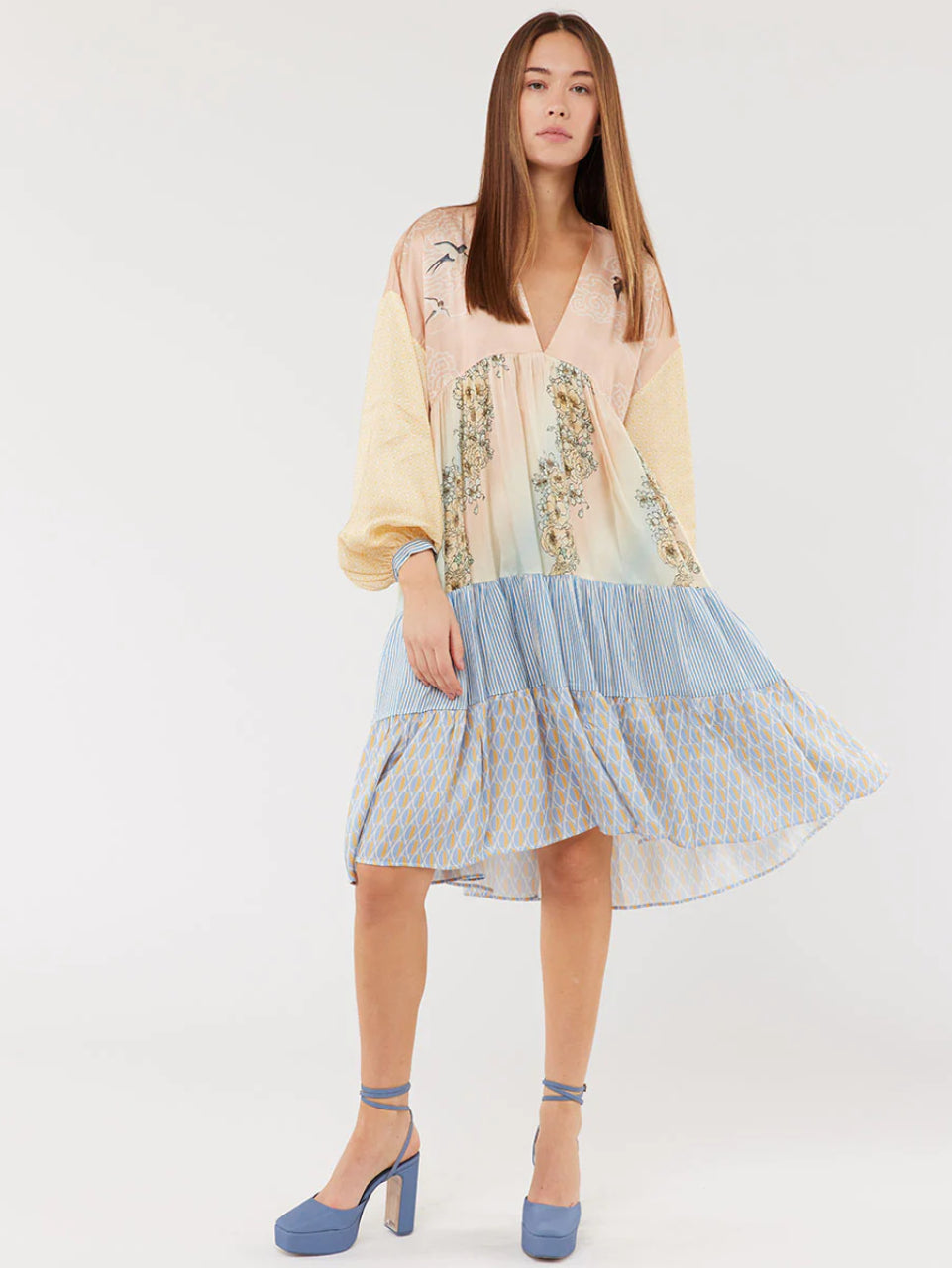 Eden Layered Printed Dress