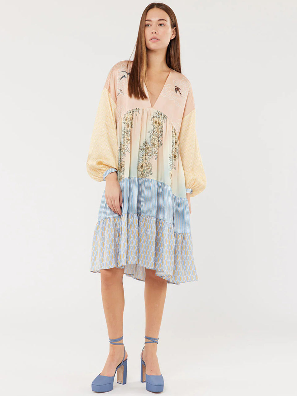 Eden Layered Printed Dress
