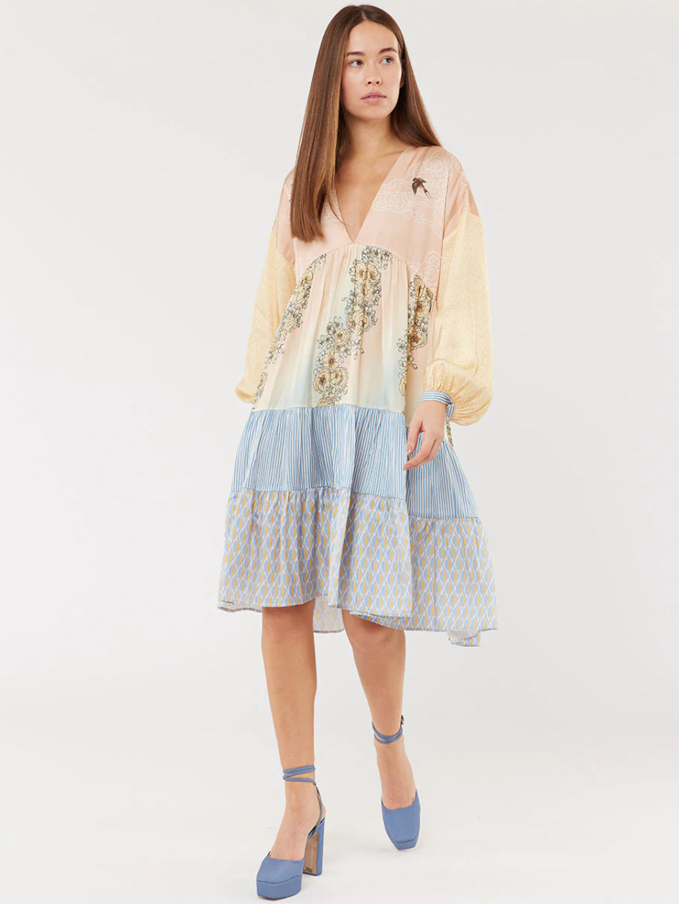 Eden Layered Printed Dress