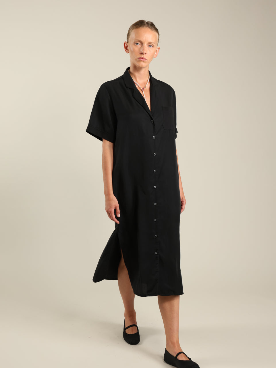Midi Shirt Dress