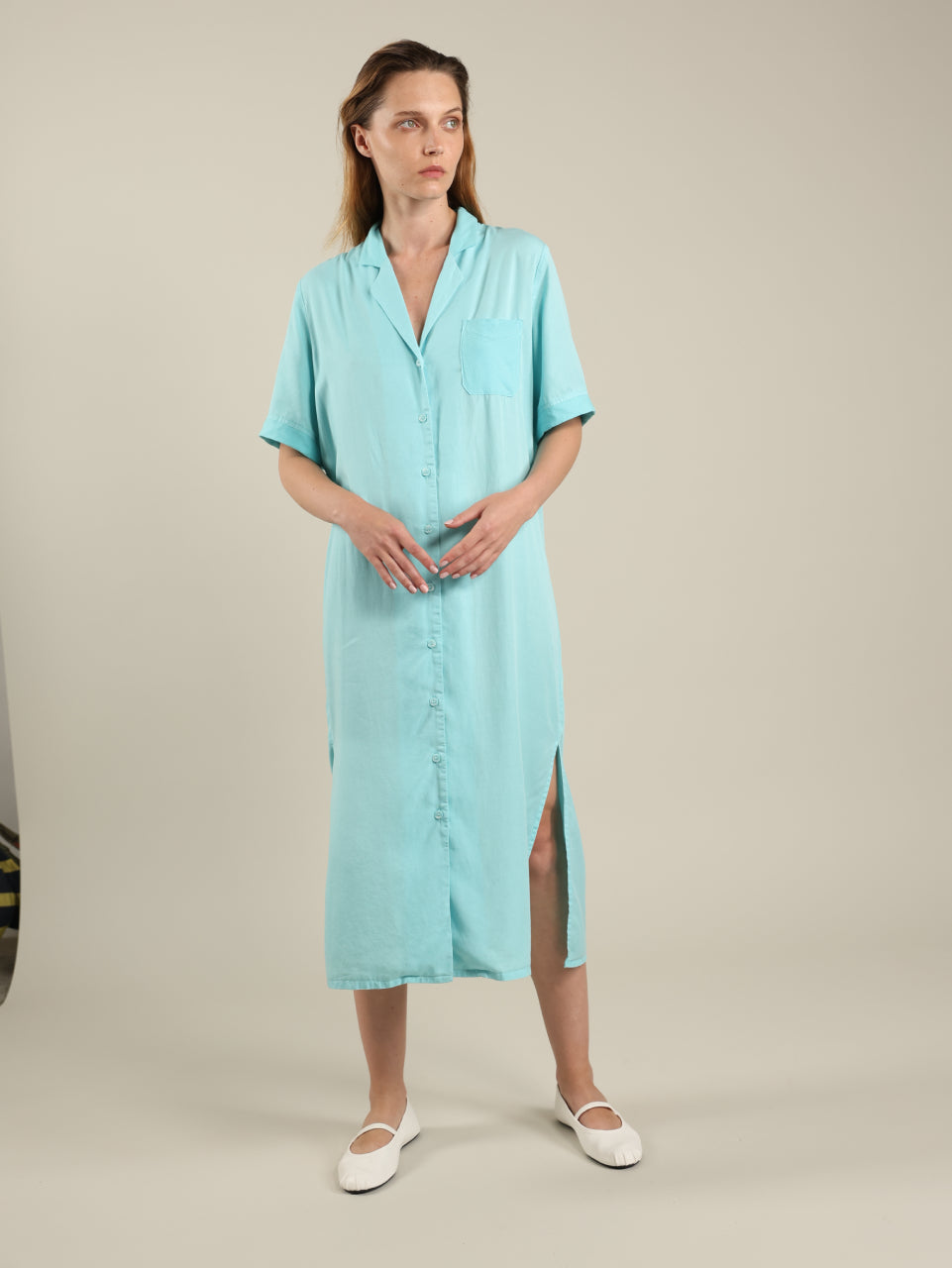 Midi Shirt Dress