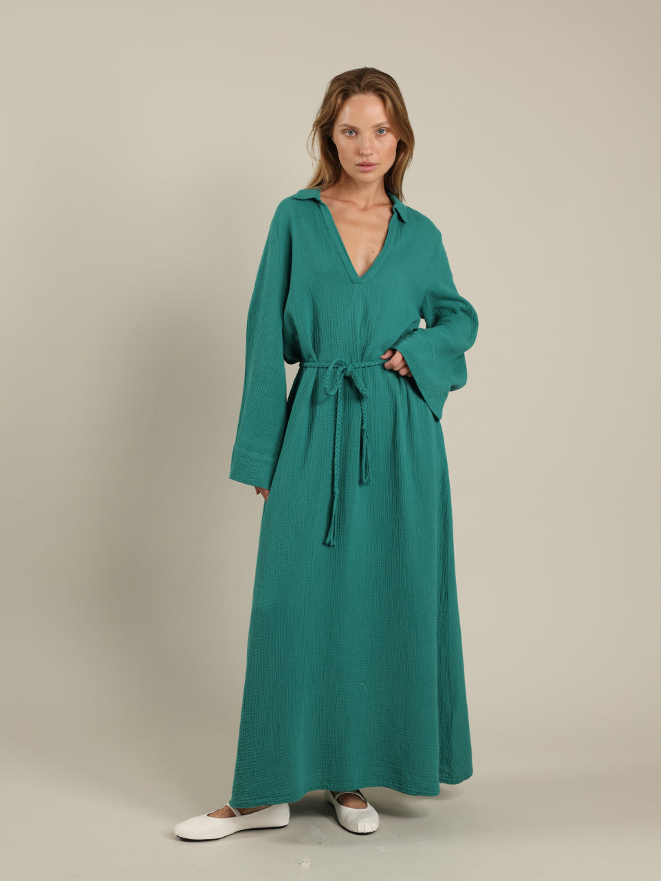 Cotton Belt Dress