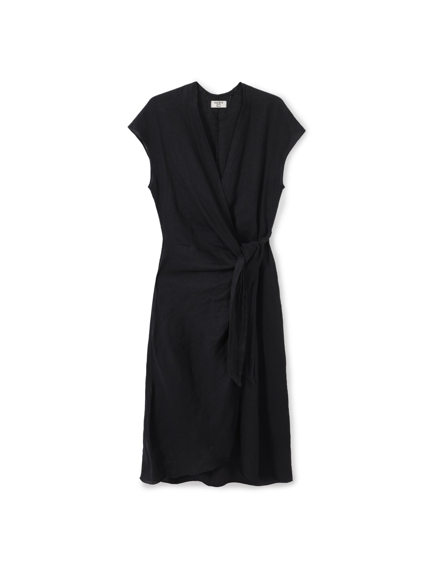 Sleeveless Short Wrap Dress