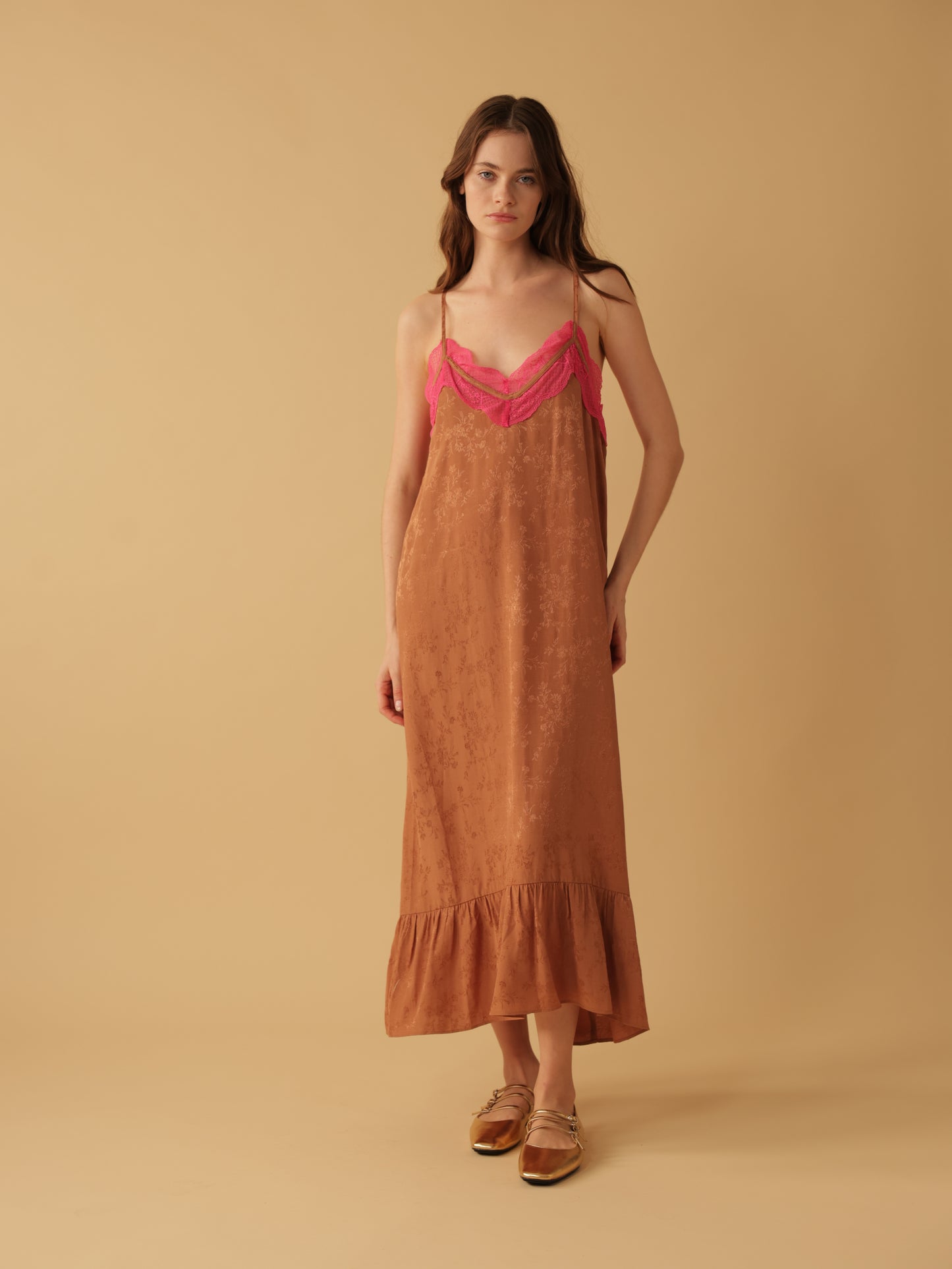 Spaghetti Strap Long Dress
