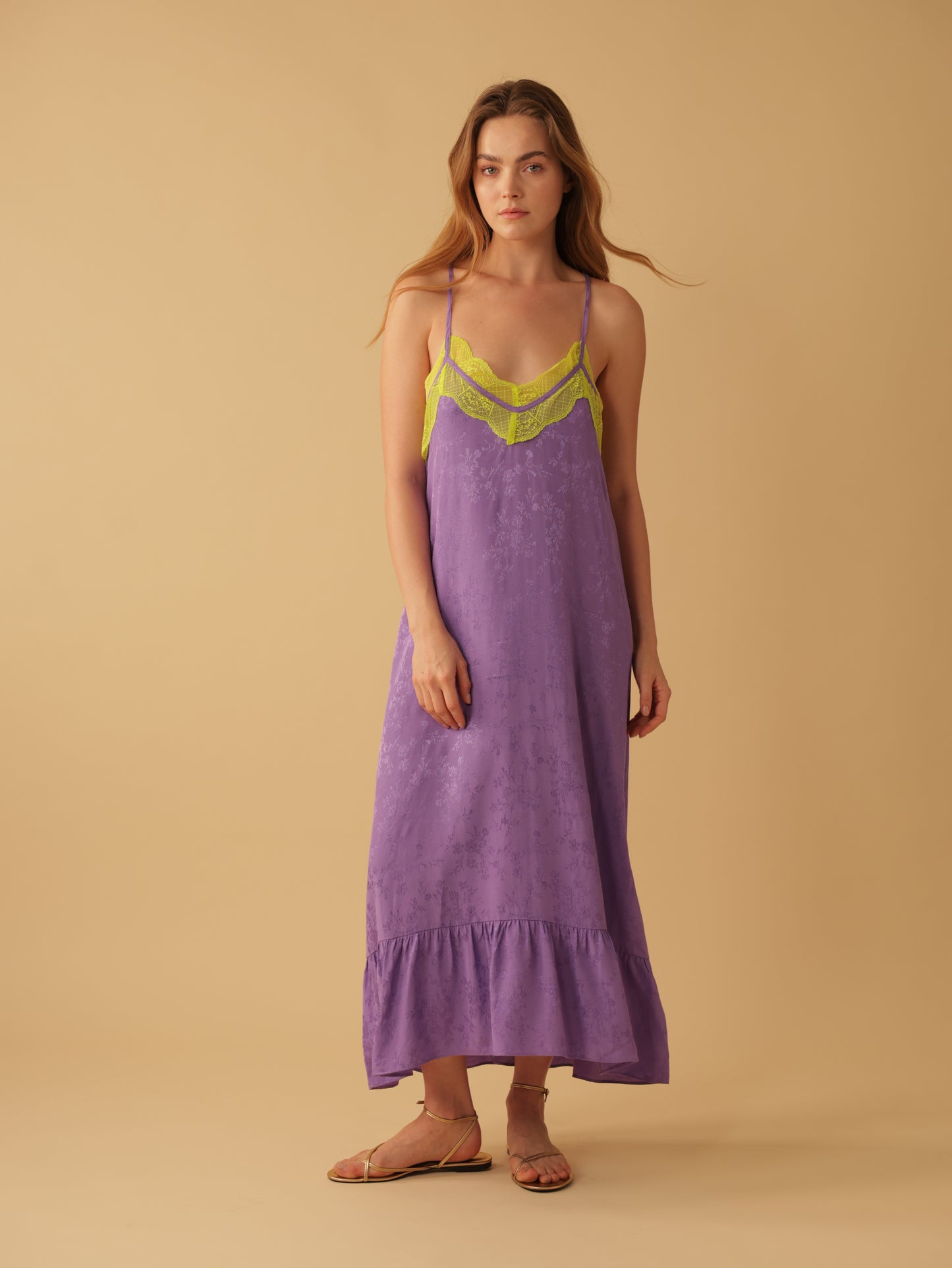 Spaghetti Strap Long Dress