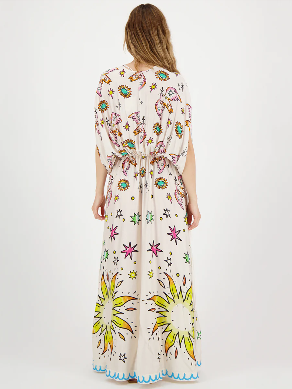 Rose Kaftan Dress