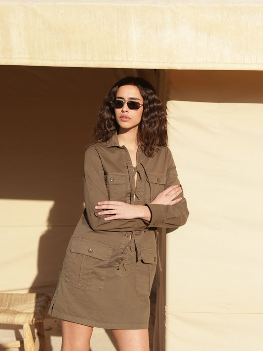 Tie Pocket Dress