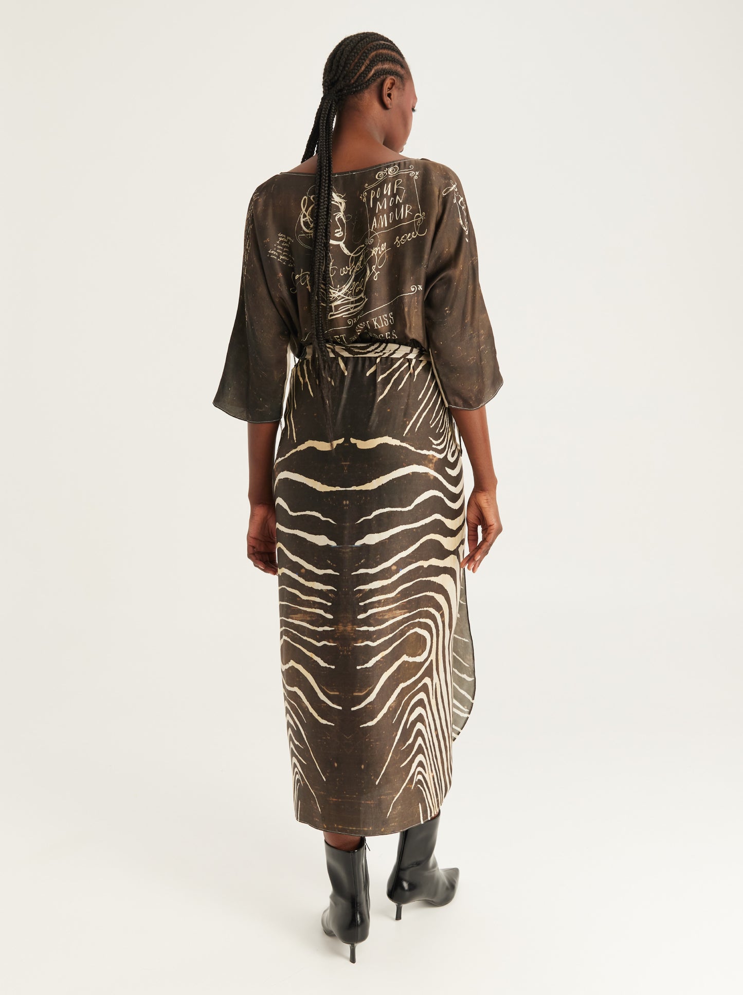 Lila Wrap Skirt Dress