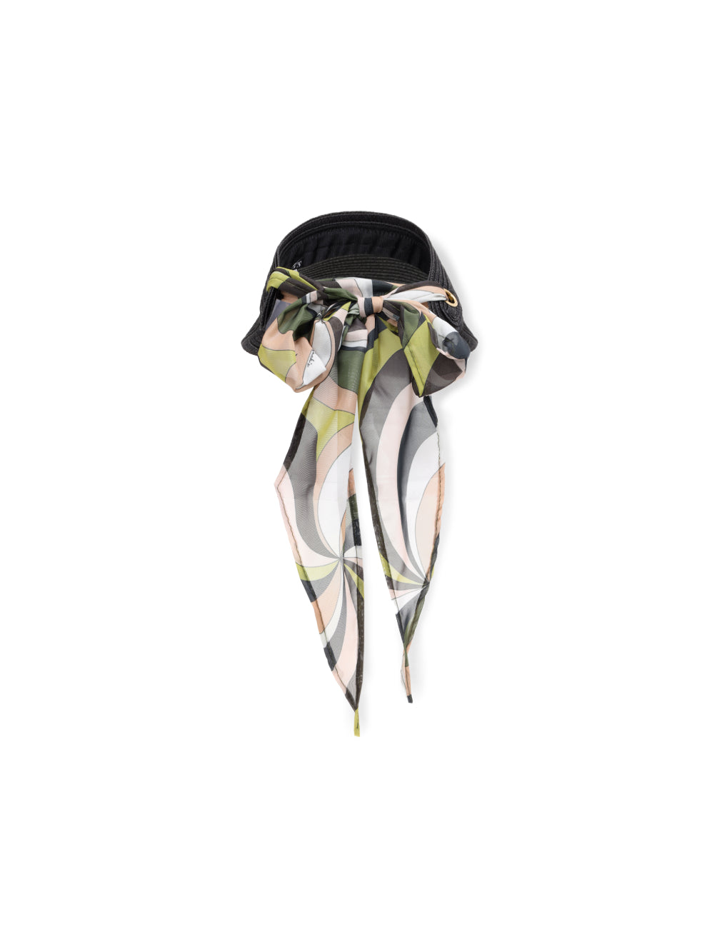 Visor hat with tie
