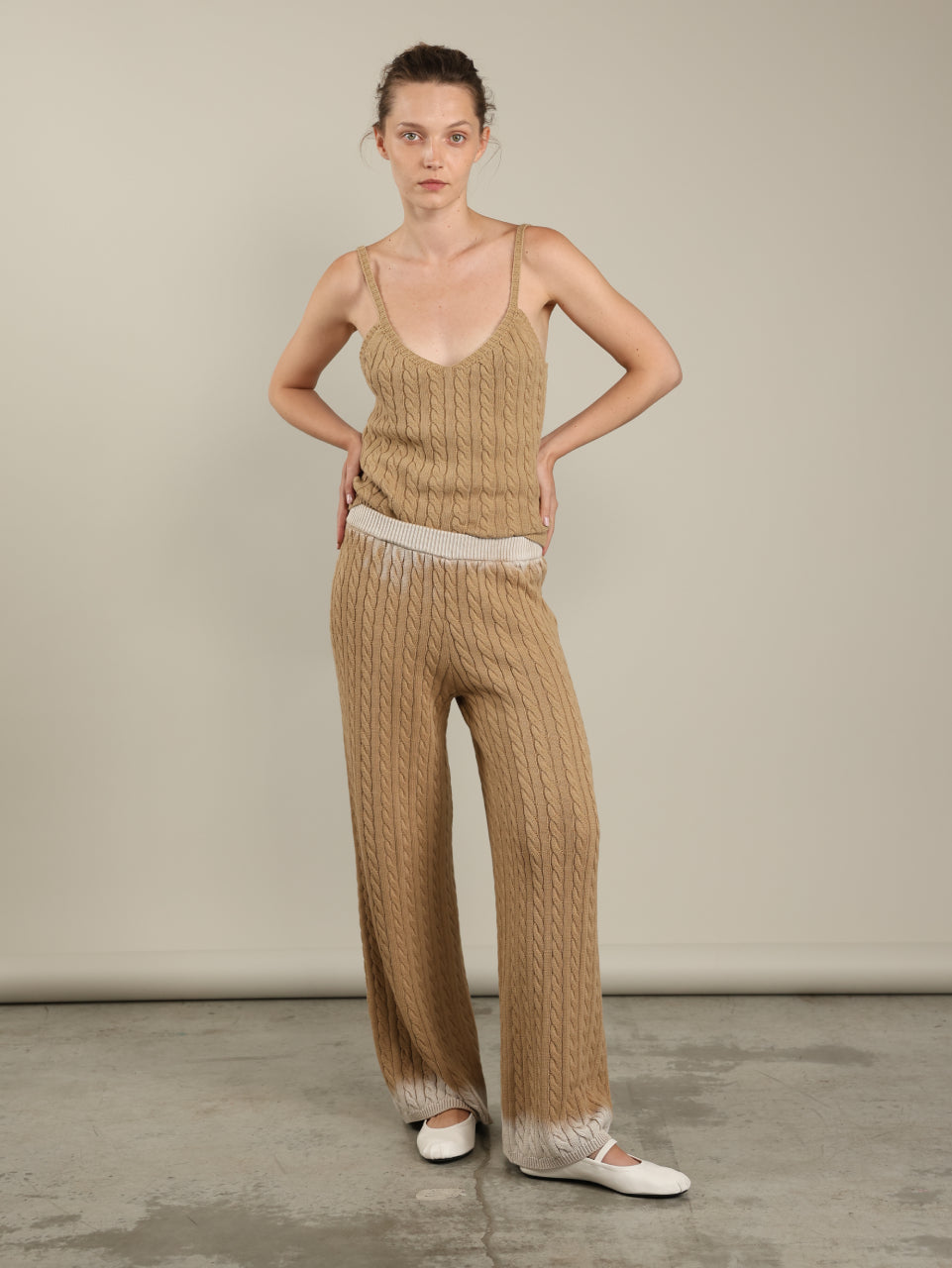 Braided Knit Pants