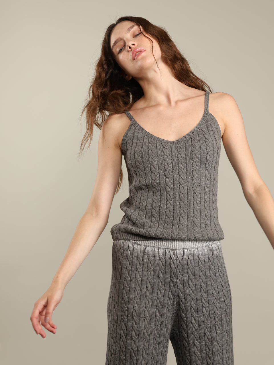 Knitted Braided Tank Top