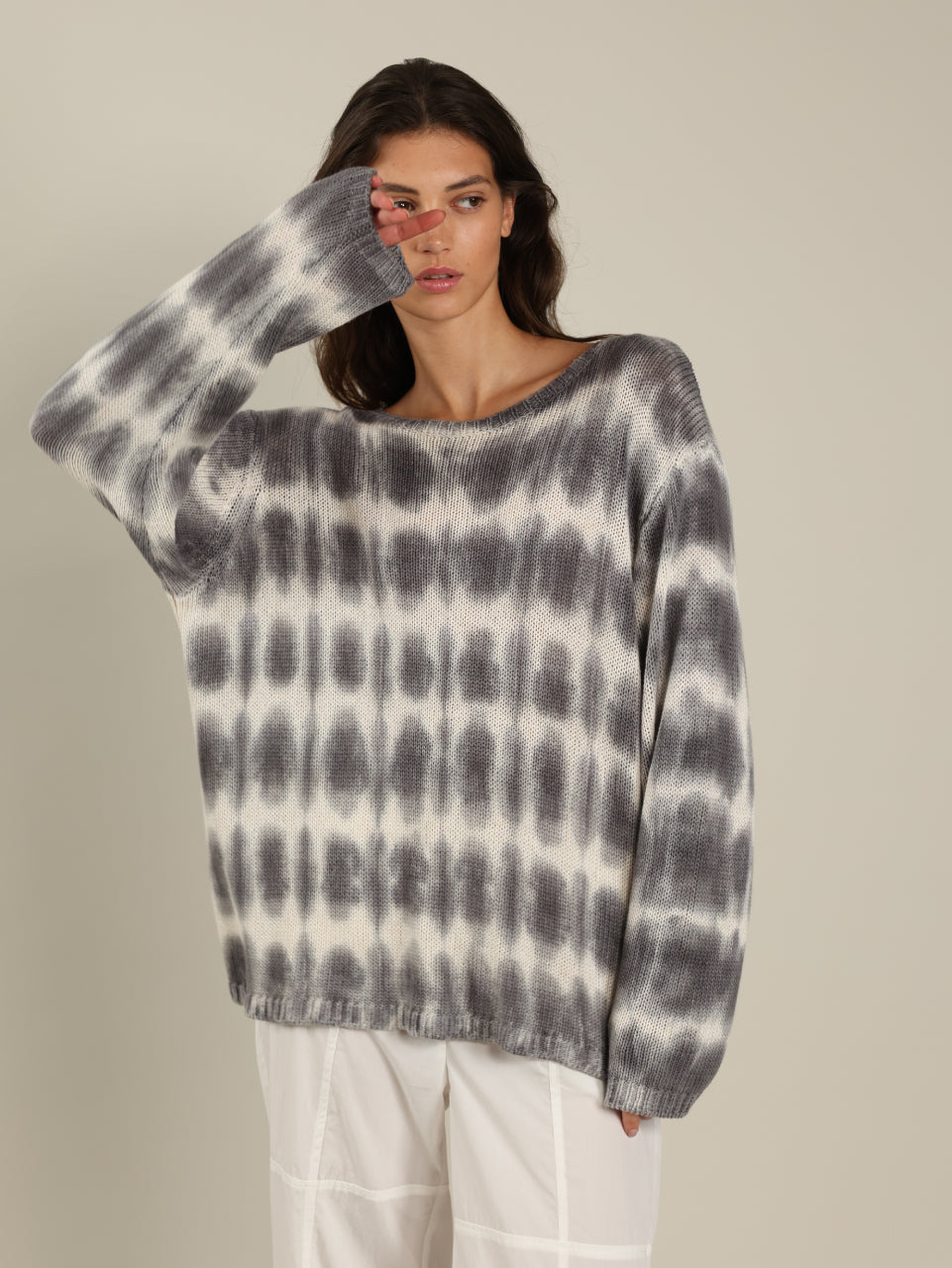 Tie Dye Round Neck Top