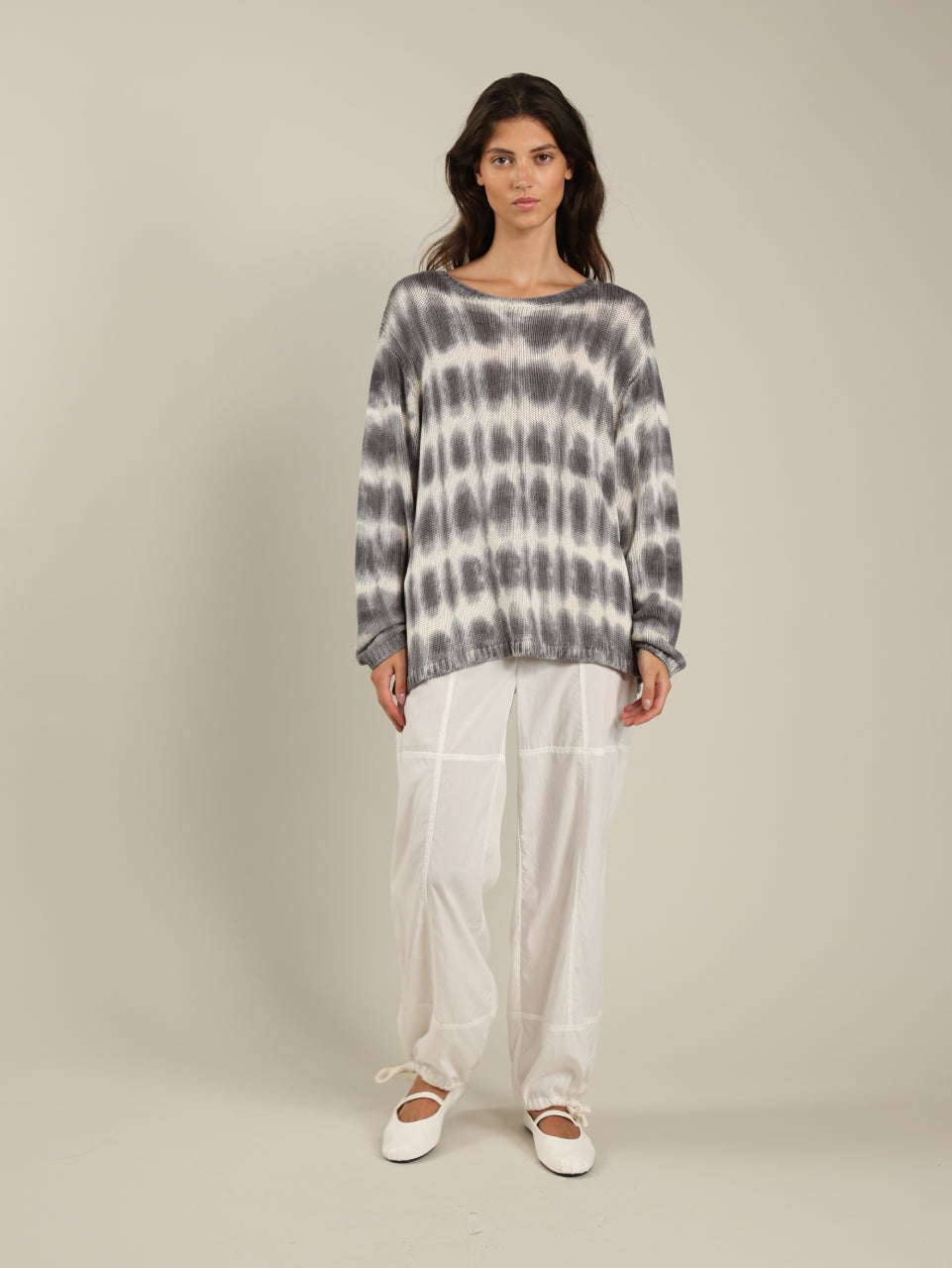 Tie Dye Round Neck Top