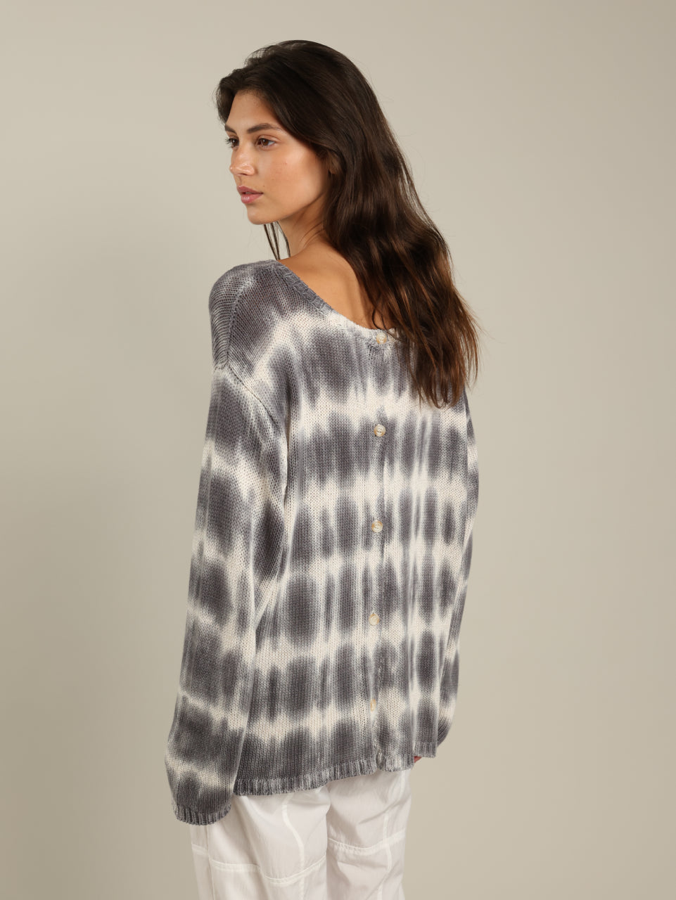 Tie Dye Round Neck Top