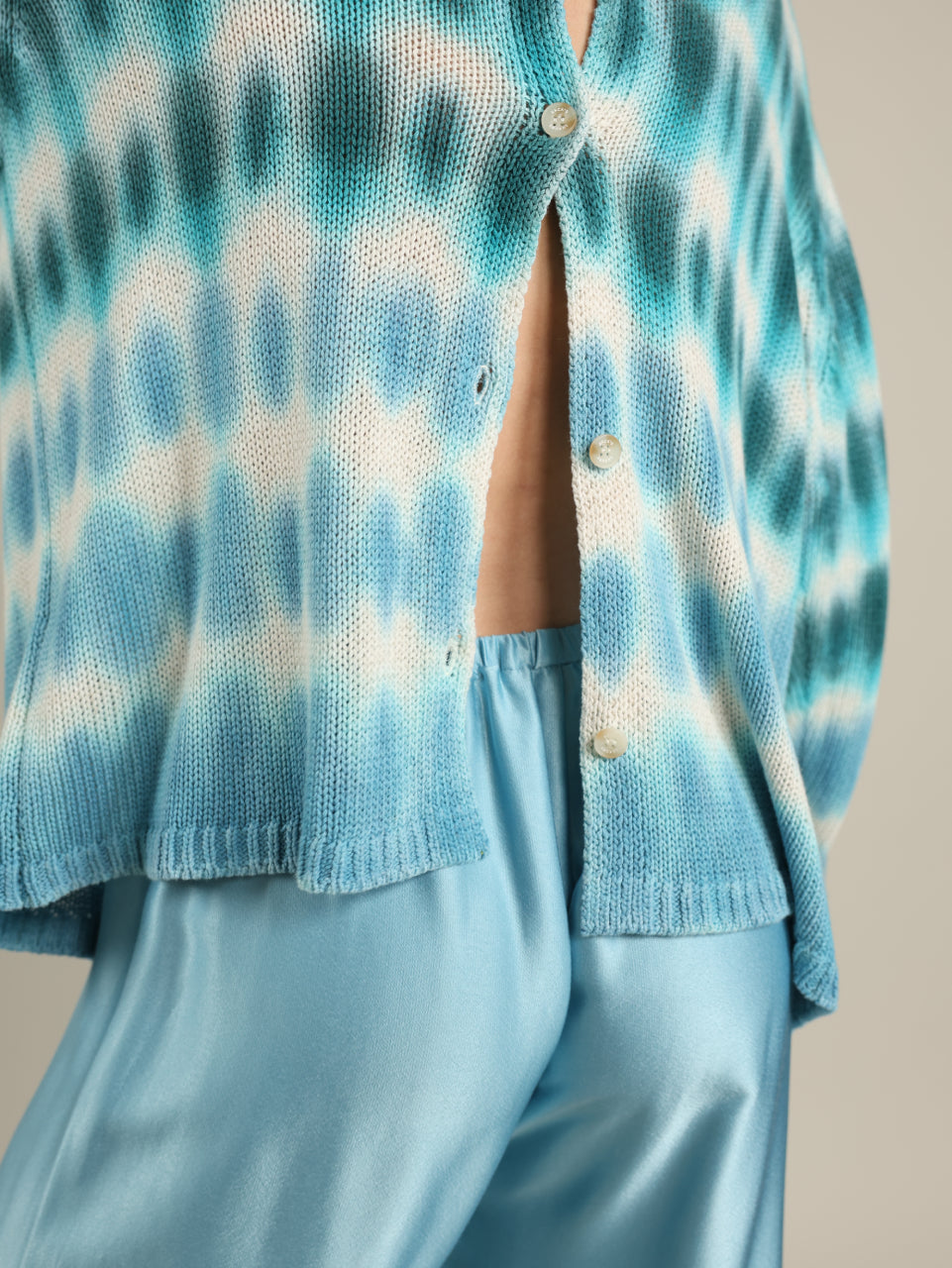Tie Dye Round Neck Top