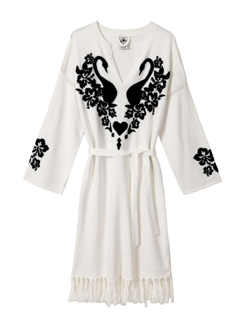 Embroidery Knit Dress