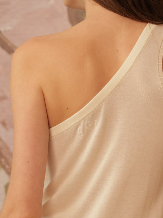 שמלת סריג כתף אחת