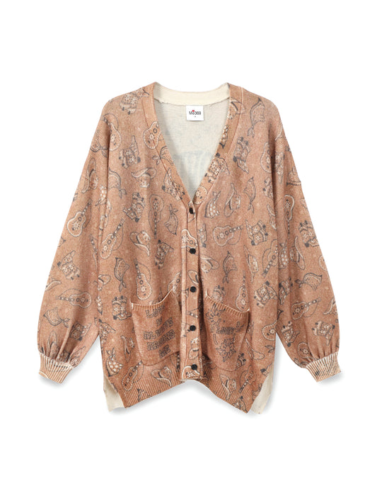 ליב קרדיגן מודפס