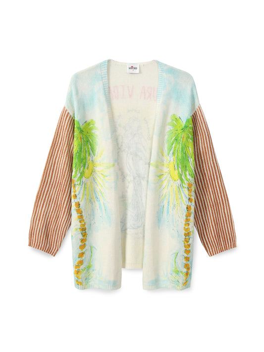Mykonos Printed Cardigan