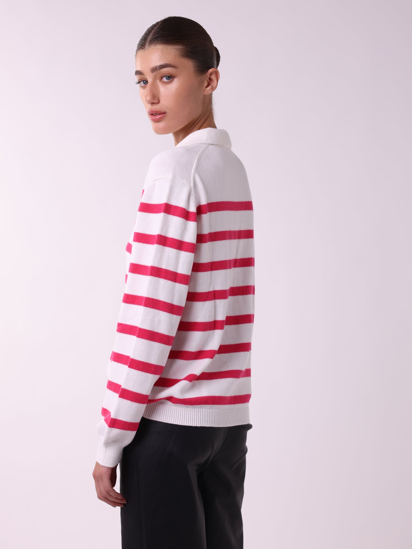 Sequined Stripe Knit