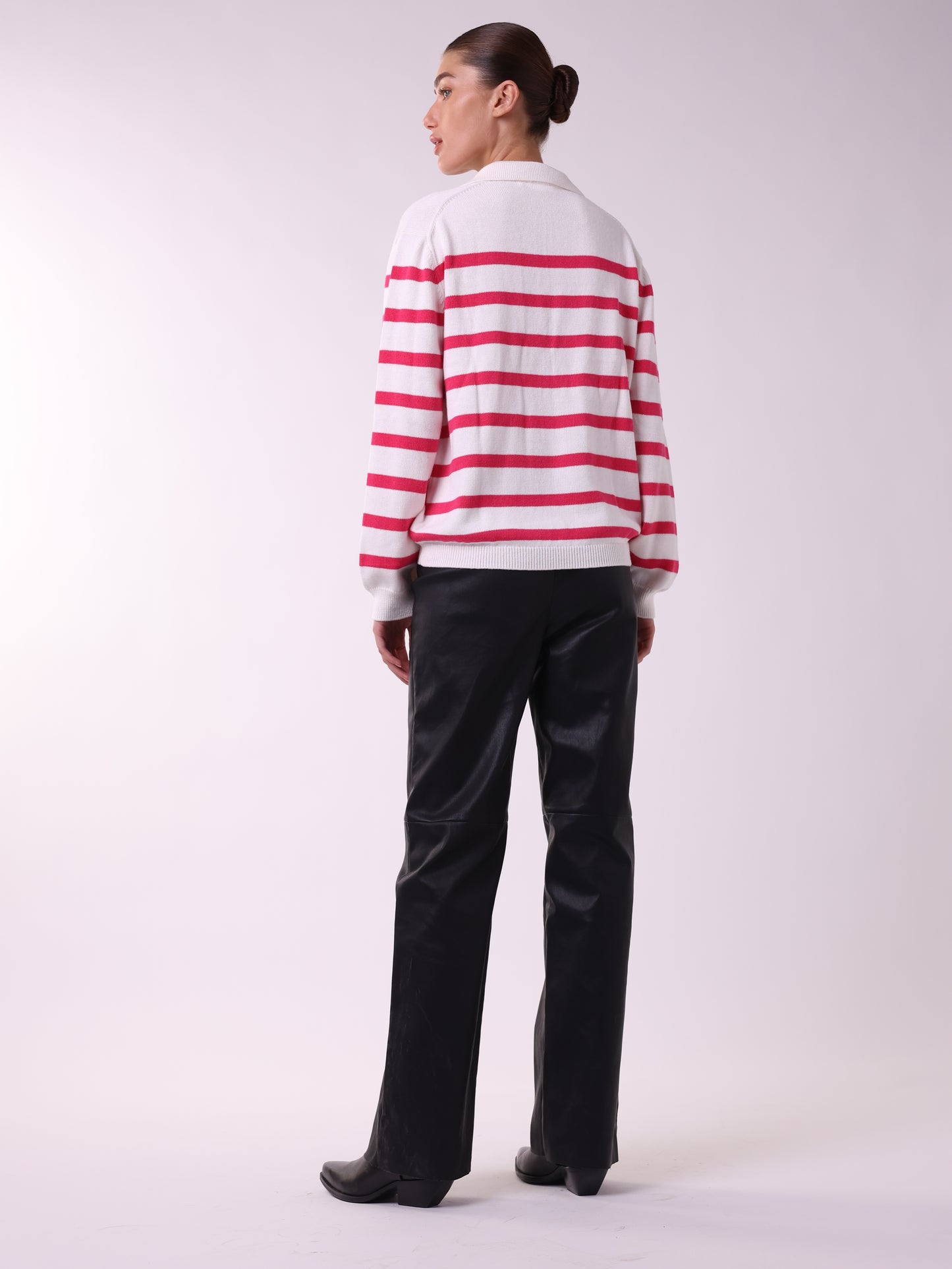 Sequined Stripe Knit