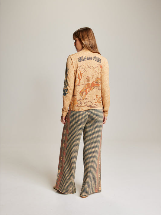 סרנטי סריג מכופתר