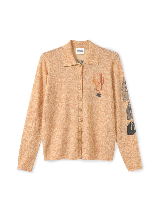 סרנטי סריג מכופתר