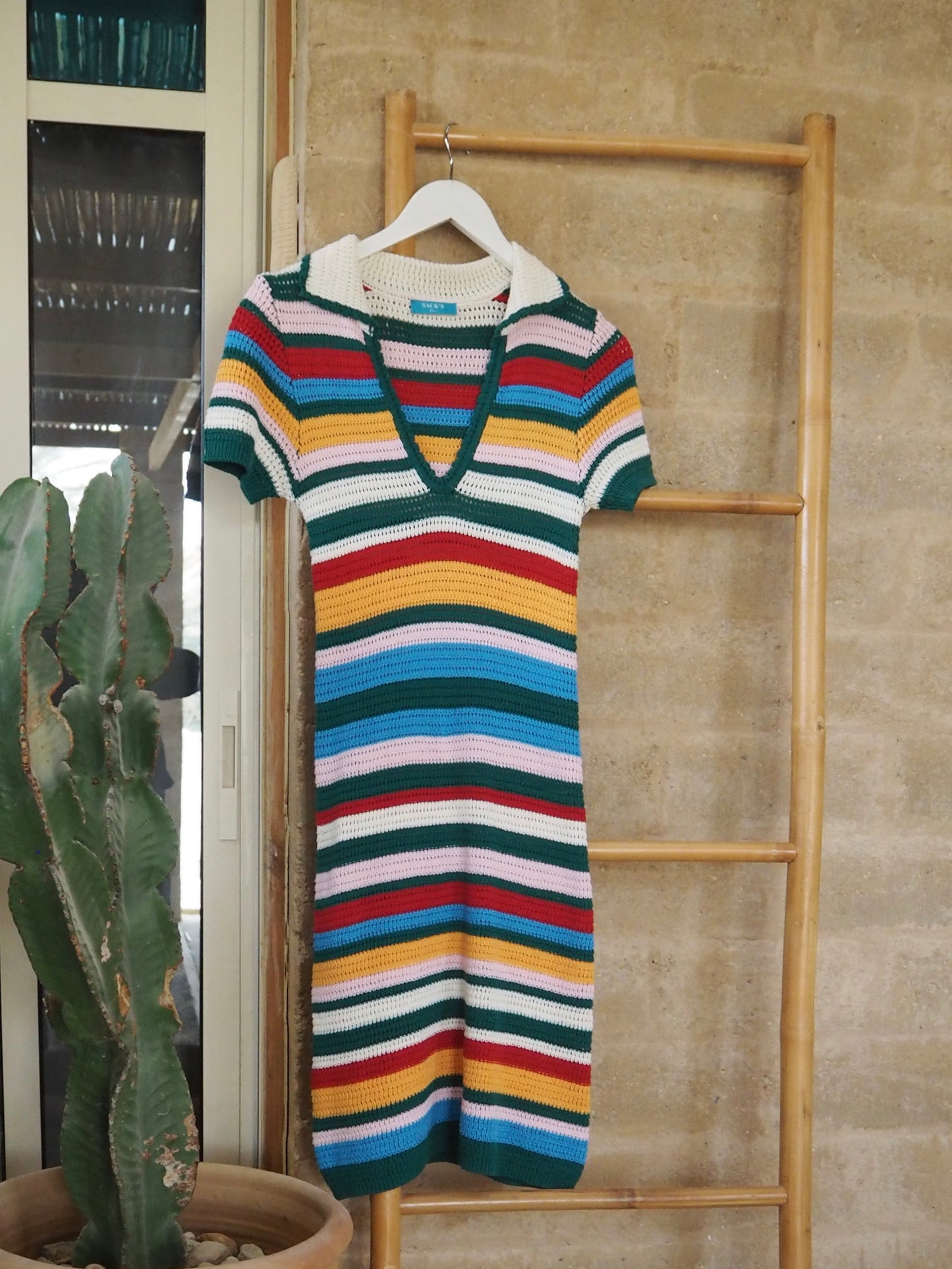Multicolor Knit Dress