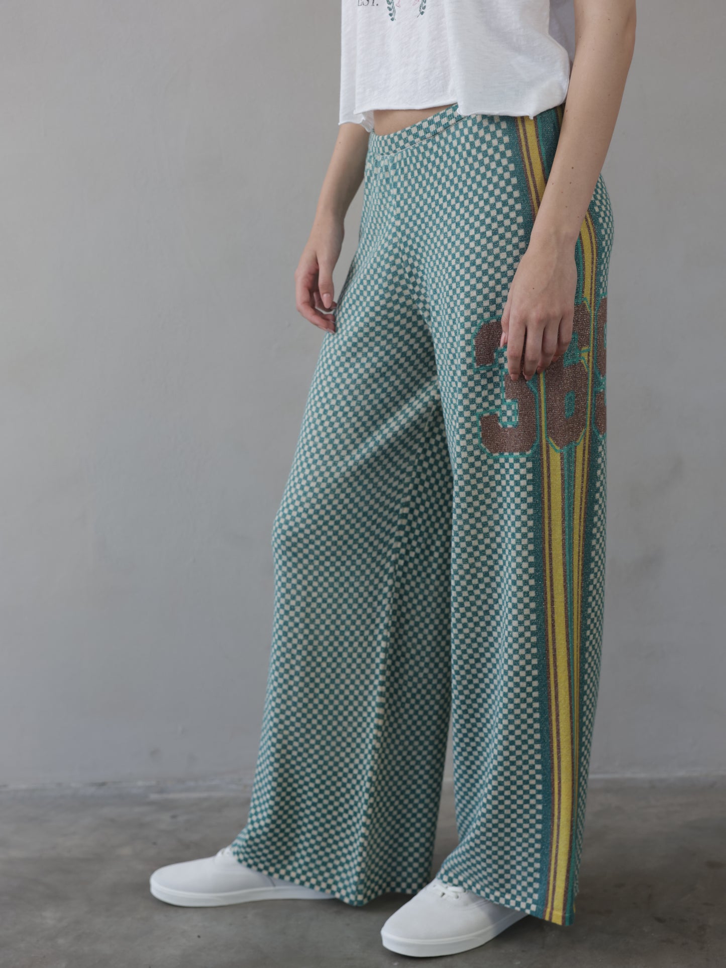Michelle Wide Leg Knit Pants
