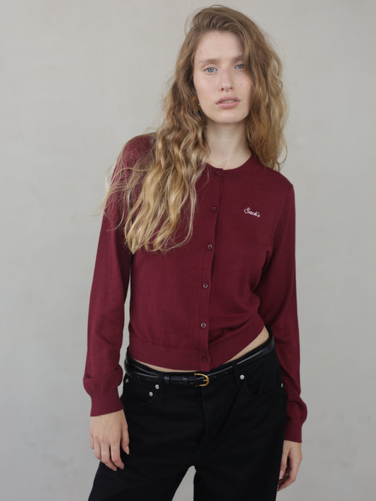Embroidered cardigan