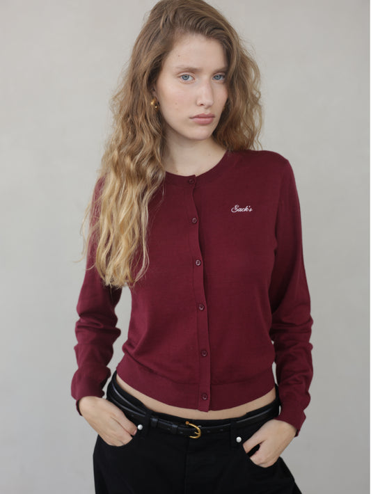 Embroidered cardigan