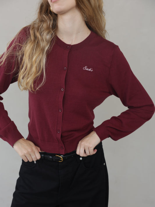 Embroidered cardigan