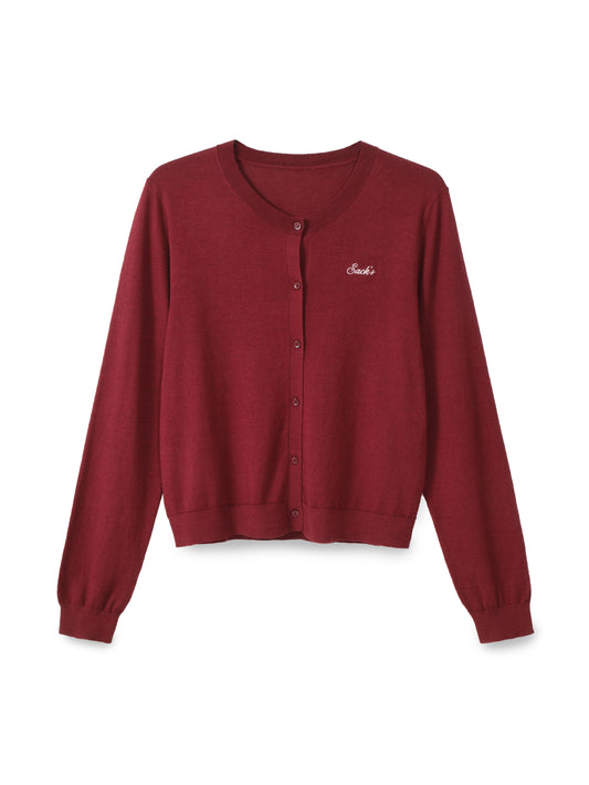 Embroidered cardigan