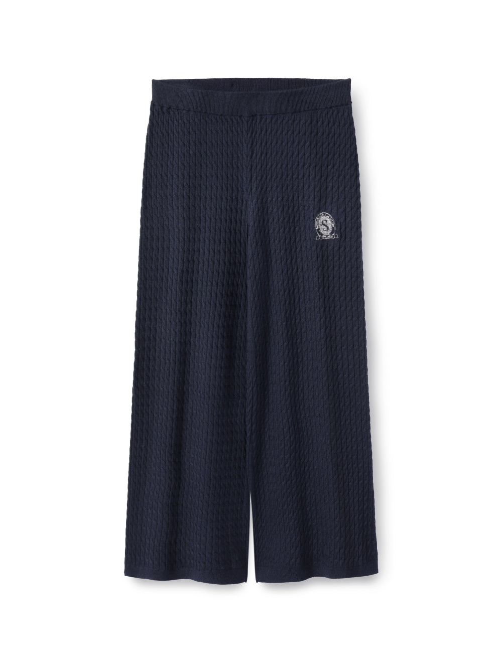 מכנס סריג צמות