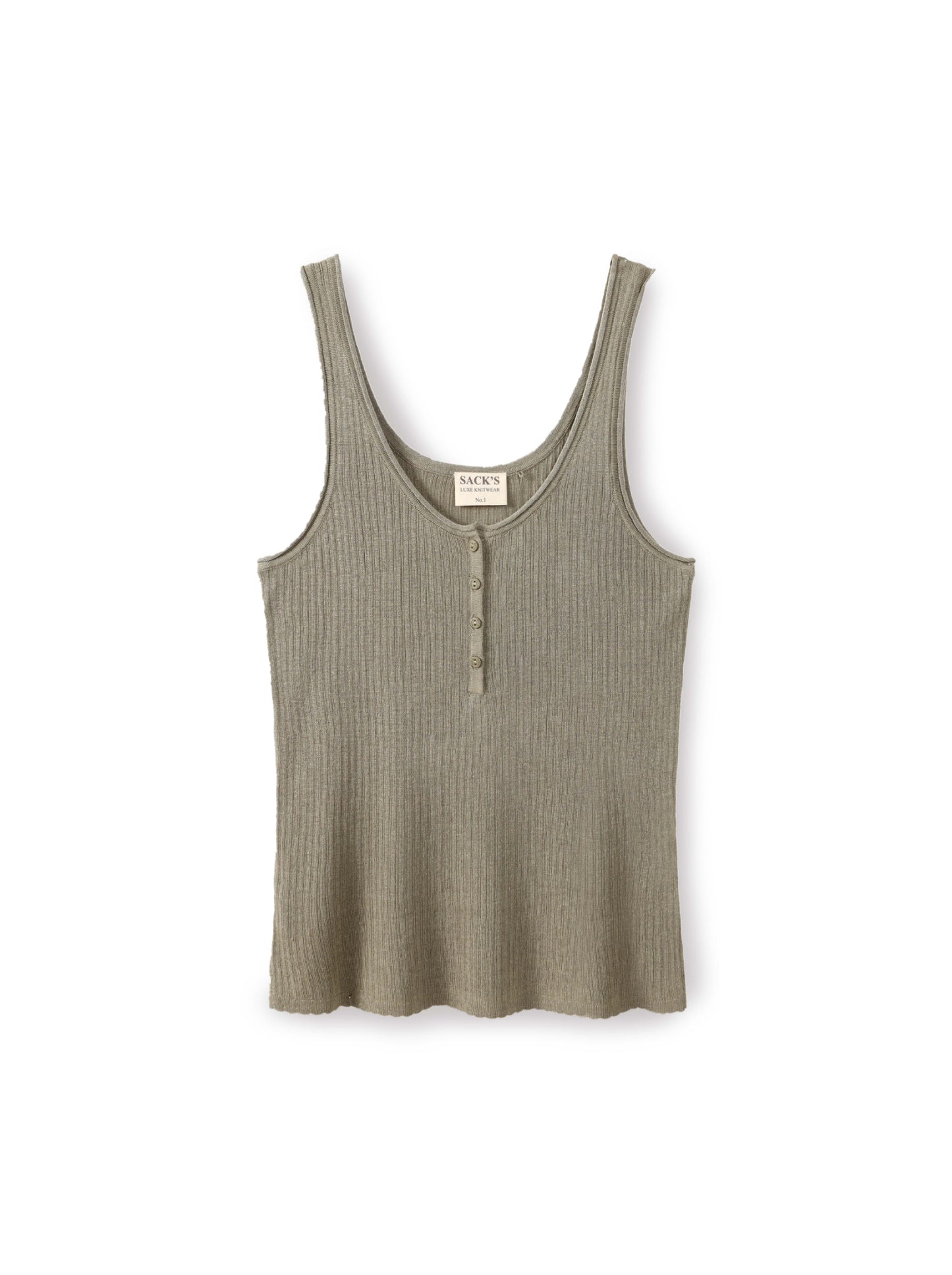 Linen knit tank top