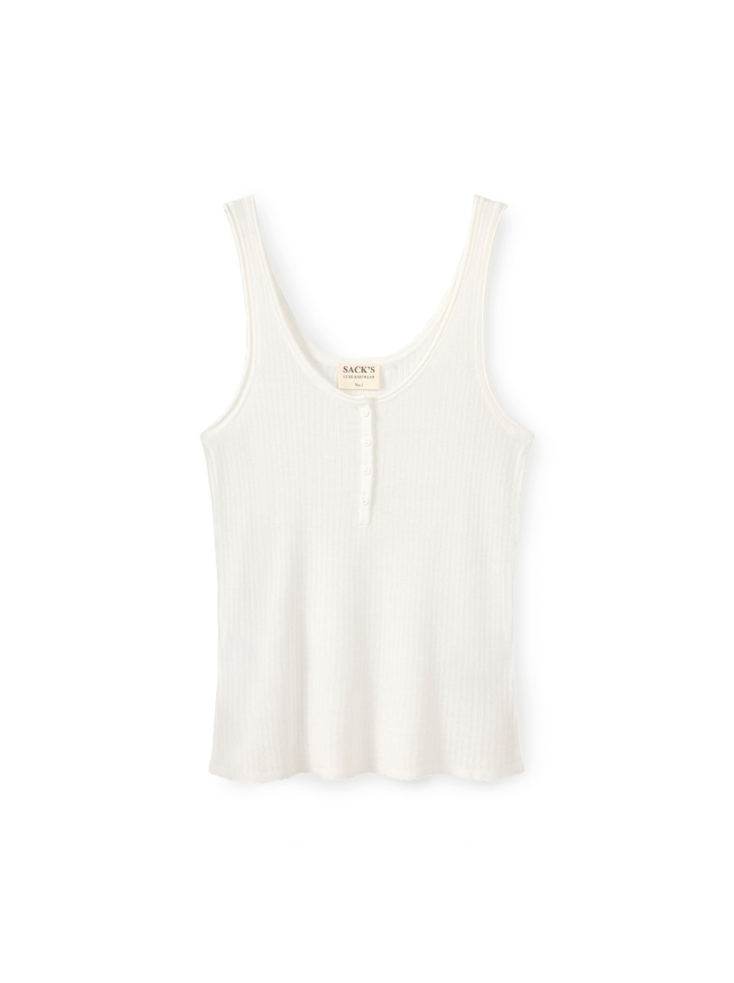 Linen knit tank top